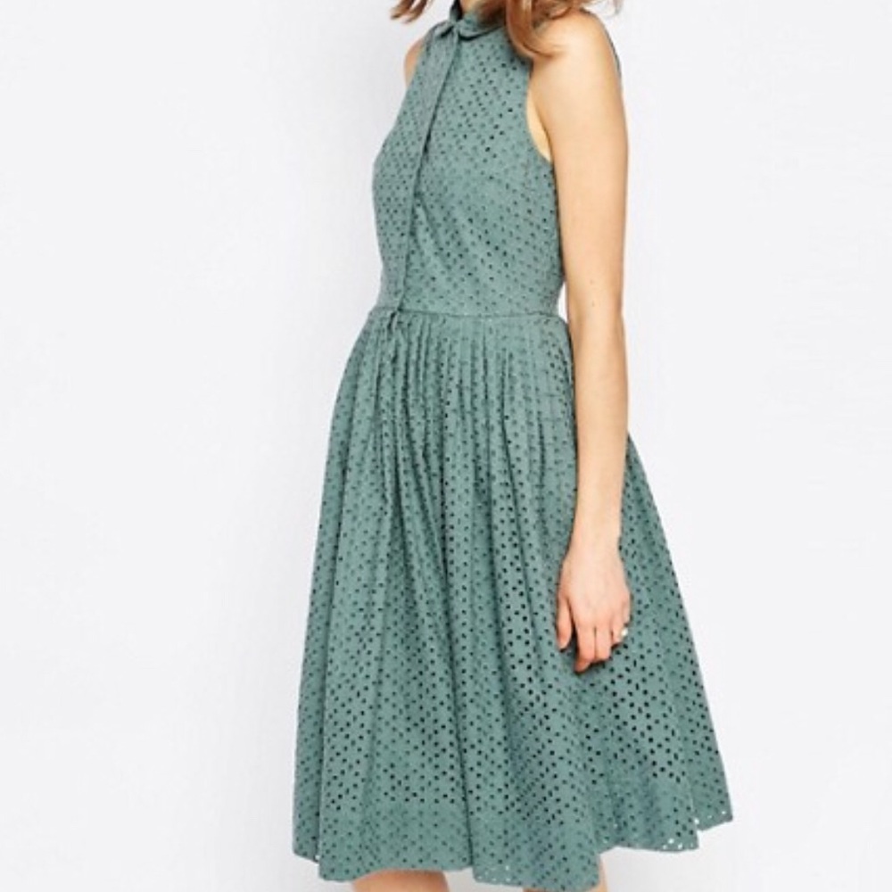 Asos own brand Broderie Shirt Dress.